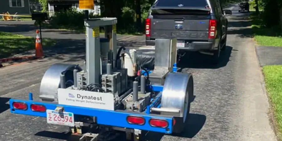 Illustrative image of Existing pavement evaluation in Fremont