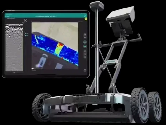 Illustrative image of GPR (Ground Penetrating Radar) survey in Fremont